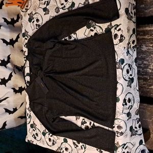 Pretty L/S Cutout Top Sz L Eclair